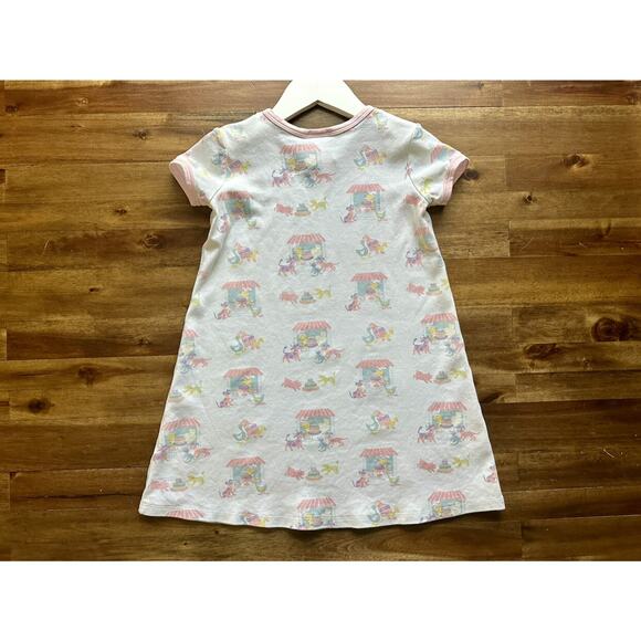 TBBC Icing On The Cake Short Sleeve Knit Polly Play Dress White Pink Preppy 7 - Picture 4 of 8